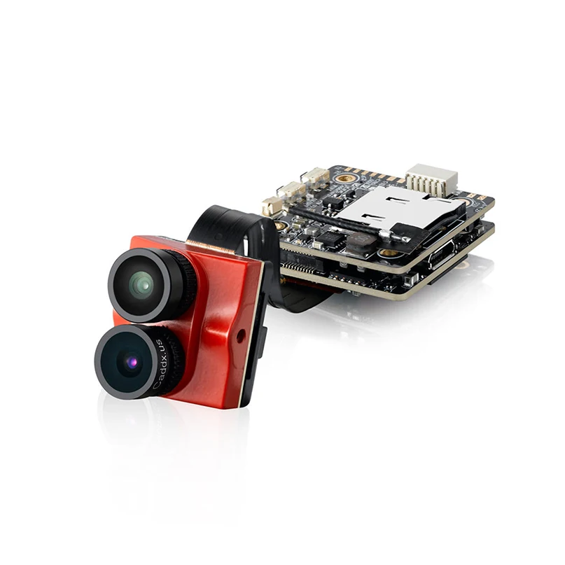 Caddx Tarsier 4K 30fps 1200TVL двойной объектив Супер WDR WiFi Мини FPV камера HD Запись DVR двойной аудио OSD для RC беспилотный самолет - Цвет: Only Red Camera