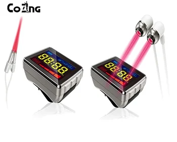 

NEW Red and blue two colors laser therapy watch relief high blood pressure effective highly recommend device