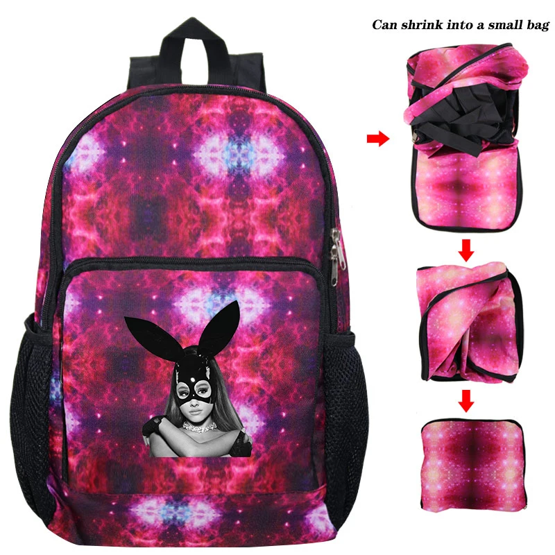 Backpack 20 Нейлоновый женский рюкзак Ariana Grande, сумки Kpop, стильные однотонные рюкзаки, Mochila Feminina Mujer, дорожная сумка для девочек-подростков, школьный ранец - Цвет: Backpack 20