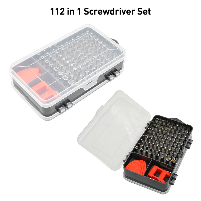 

112 in 1 Screwdriver Set Mobile Phone Maintenance Disassembly Hand Tool Multi-functional Mobile Phone Repair Tools Kit