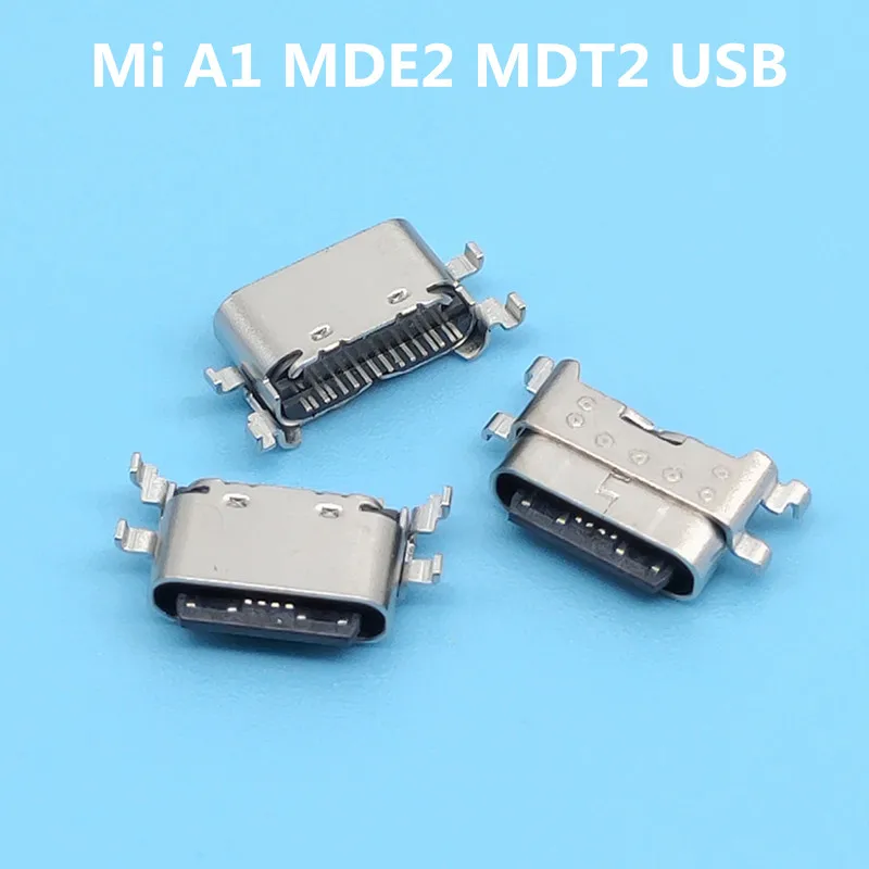 10 шт./лот разъем Micro Usb 3 1 Type C 16 контактный Женский Разъем Xiaomi Mi A1 для розетки