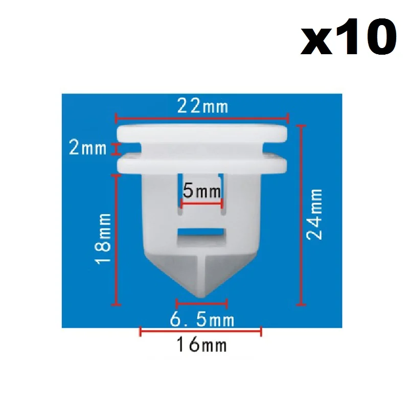 10 шт. для VOLVO C30, S40, S80, V50, V70, XC70 OEM 2008- внешние коромыслы клипсы для молдинга 8678010