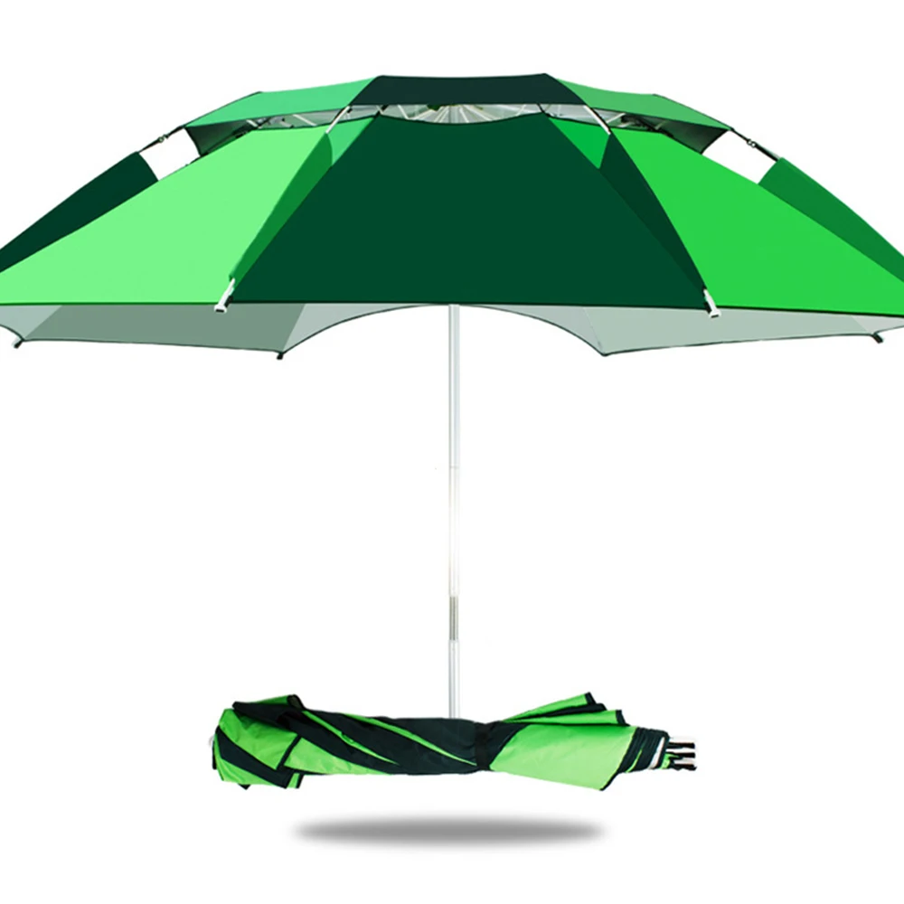 1.8M Outdoor Beach Camping Fishing Umbrella Fold Sun Protection Anti UV Sunshade Waterproof Awning Rain Umbrella  X150G