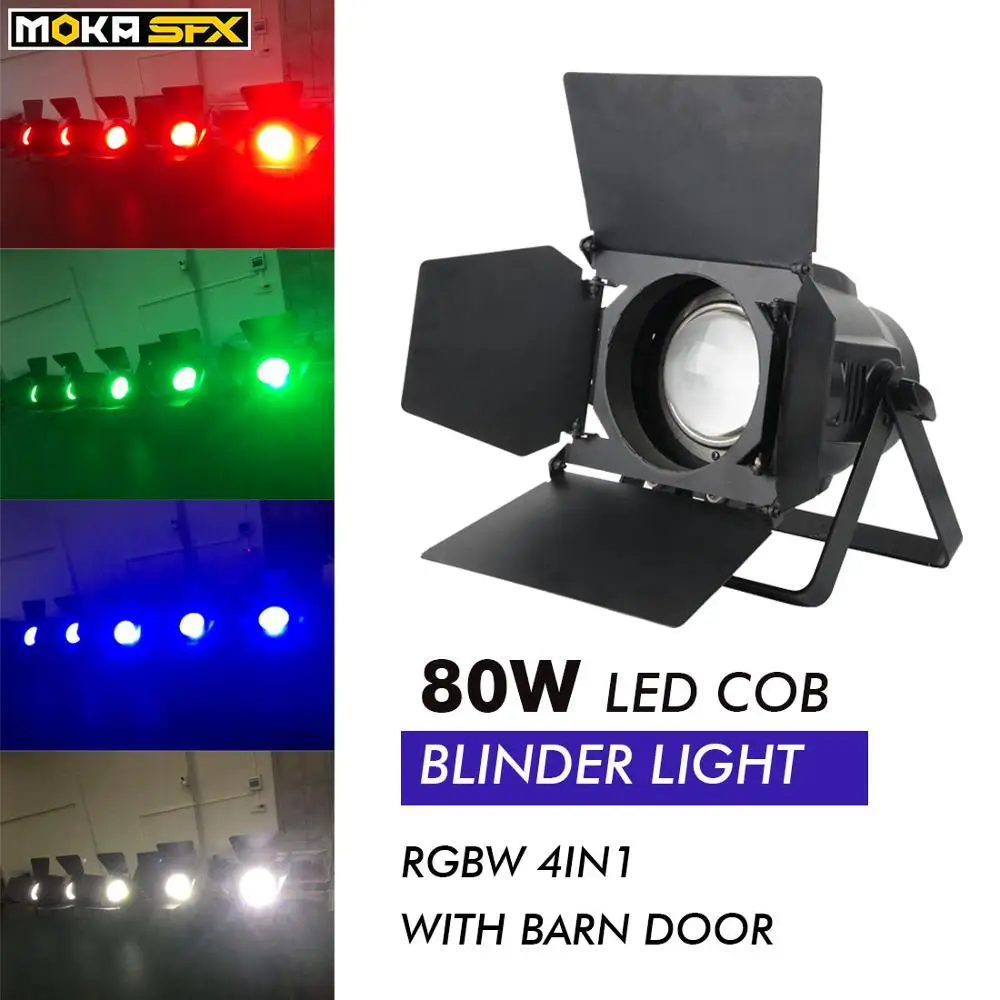 COB Par Light 80W White/Cold/RGBW Optional COB Par LED Blinder Light New Arrival Dj Light for Nightclub Party Decoration