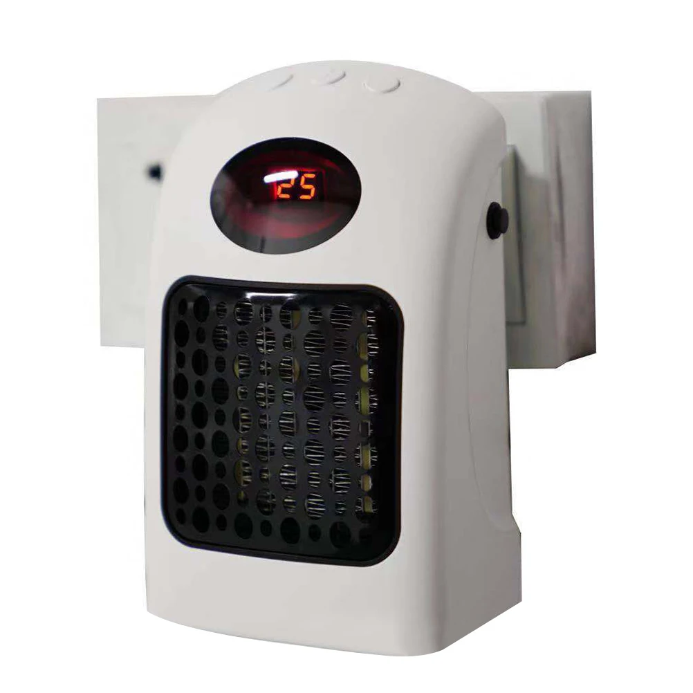 1Pc 900W Universal Mini Electric Heater Warm Air Blower Household Wall Fan Heater With JP /UK/US/EU Plug Fan Heater