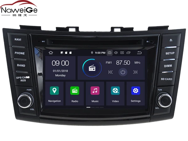 Excellent NaweiGe 8Inch Android Octa core 9.0 PX5 4+32GB Car dvd for Suzuki Swift 2011-2015 Autoradio GPS Navigation Car Radio Stereo DVD 0 Excellent NaweiGe 8Inch Android Octa core 9.0 PX5 4+32GB Car dvd for Suzuki Swift 2011-2015 Autoradio GPS Navigation Car Radio Stereo DVD 0