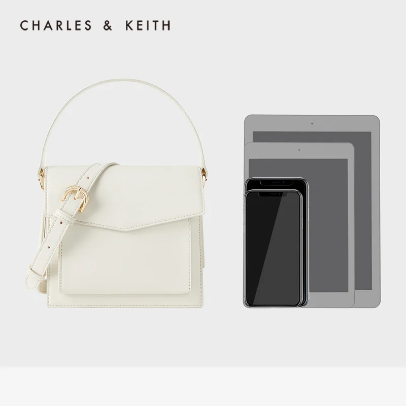CHARLES＆KEITH Новинка на Весну и Лето2020 CK2 80270553Женская Cумка плечо с Откидной крышкой