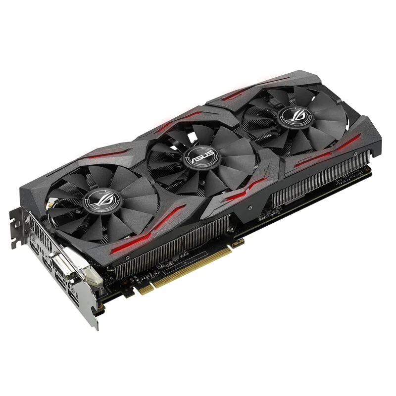 ASUS ROG-STRIX-RX590-8G-GAMING игровая графика б/у 90