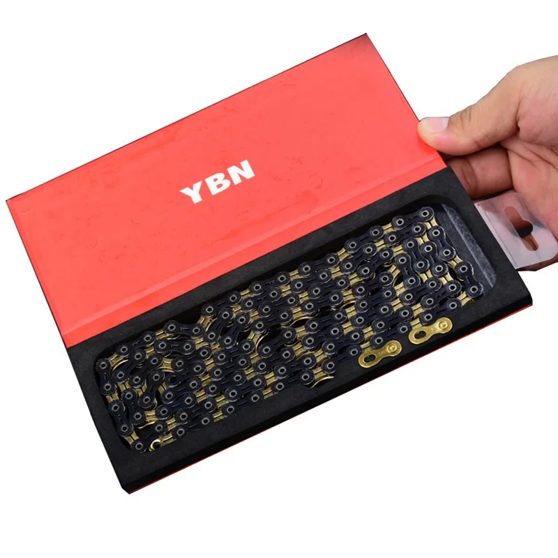 YBN 11 скоростная цепь переключения передач для велосипеда 11 S 22S черное золото SLR Chian MTB горная дорога велосипедные прочные цепи для SHIMANO SRAM Campanolo