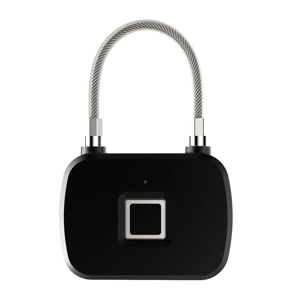 

IP66 Waterproof USB Rechargeable Smart Keyless Fingerprint Lock Anti-Theft Security Padlock Door Luggage Case Lock