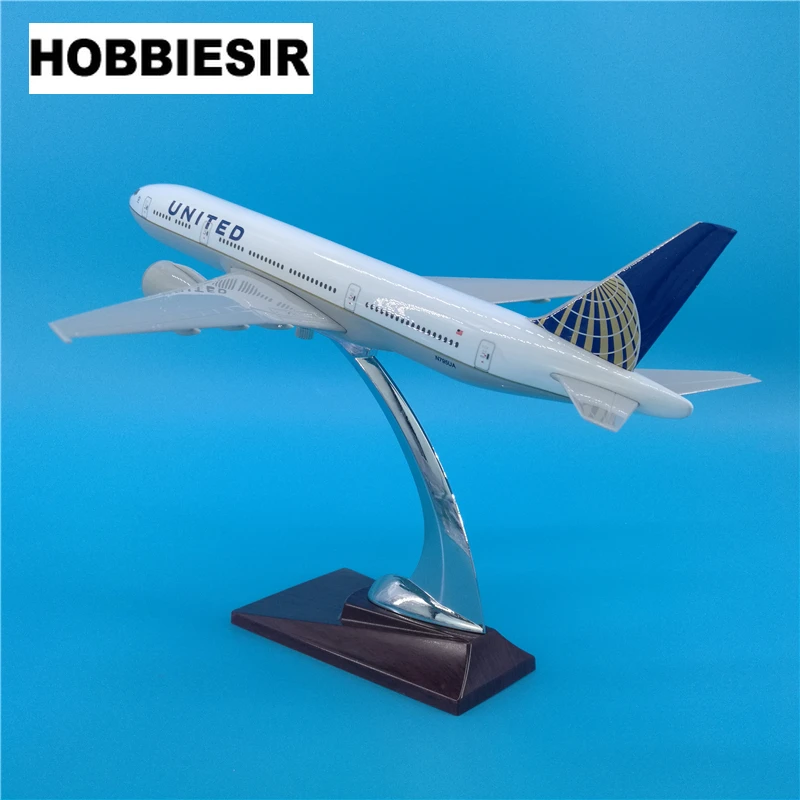 32 см Boeing B777 США, американские авиалинии, игрушечные модели самолетов, самолет литой под давлением пластиковый сплав, самолет, подарки для детей