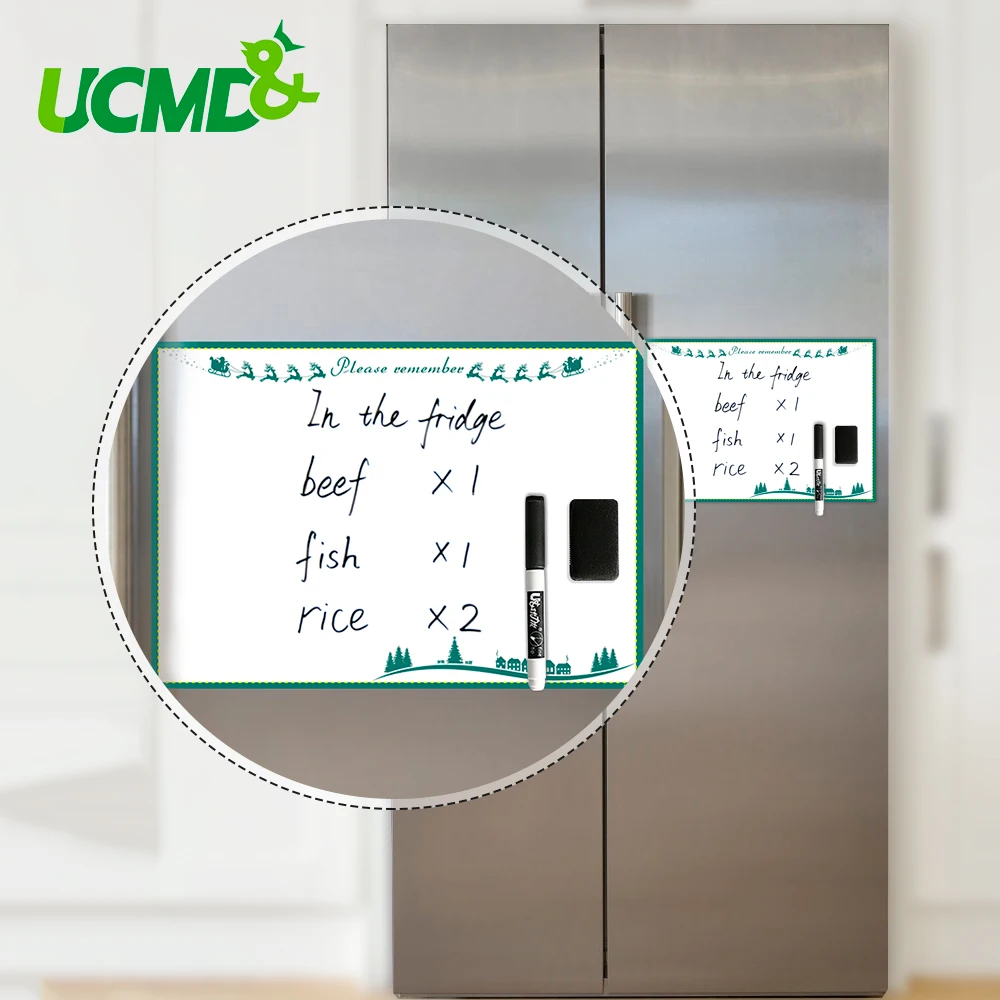 

A4 Reusable Daily Message Drawing Writing Refrigerator Bulletin White Board Magnetic Weekly Planner Remind Memo Fridge Sticker