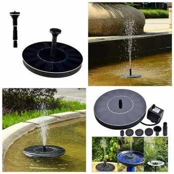 

Solar Powered Fountain Pump Solar Fountain Standing Floating Birdbath Water Pumps For Garden Patio Pond And PoolIdeal Decor