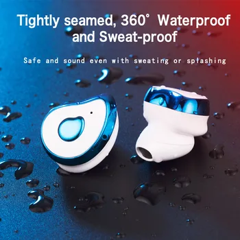 

SZMUGUA Bluetooth Earphone Real Wireless Earphone V5.0 mini stereo Earphone For Phone bass Support IOS Android phone