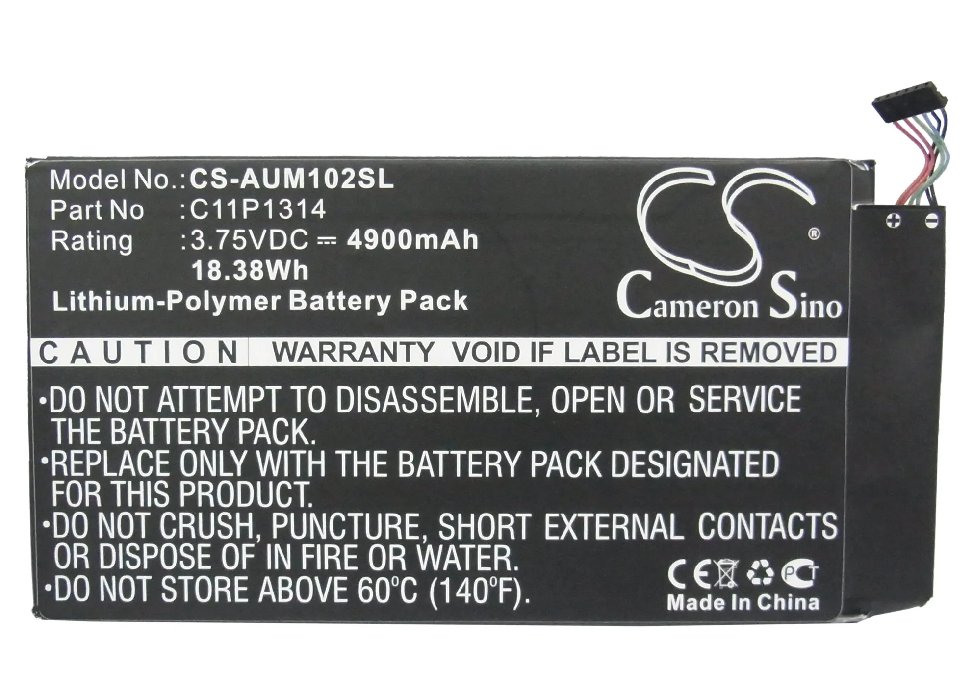 Cameron sino 4900 мА/ч, Батарея для Asus K00F Me102 Me102a Блокнот Me102, C11P1314