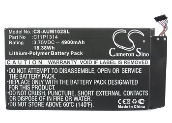 

Cameron Sino 4900mAh Battery For Asus K00F Me102 Me102a Memo Pad Me102,C11P1314