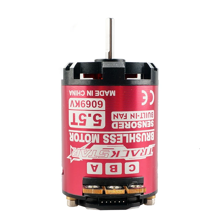 6069kv Качество hobbyking трек Star 540 3.5 т 5.5 т 17.5 т датчиками бесщеточный Двигатель для 1/10 RC автомобилей Грузовик сакура D4/cs - Цвет: 6069kv