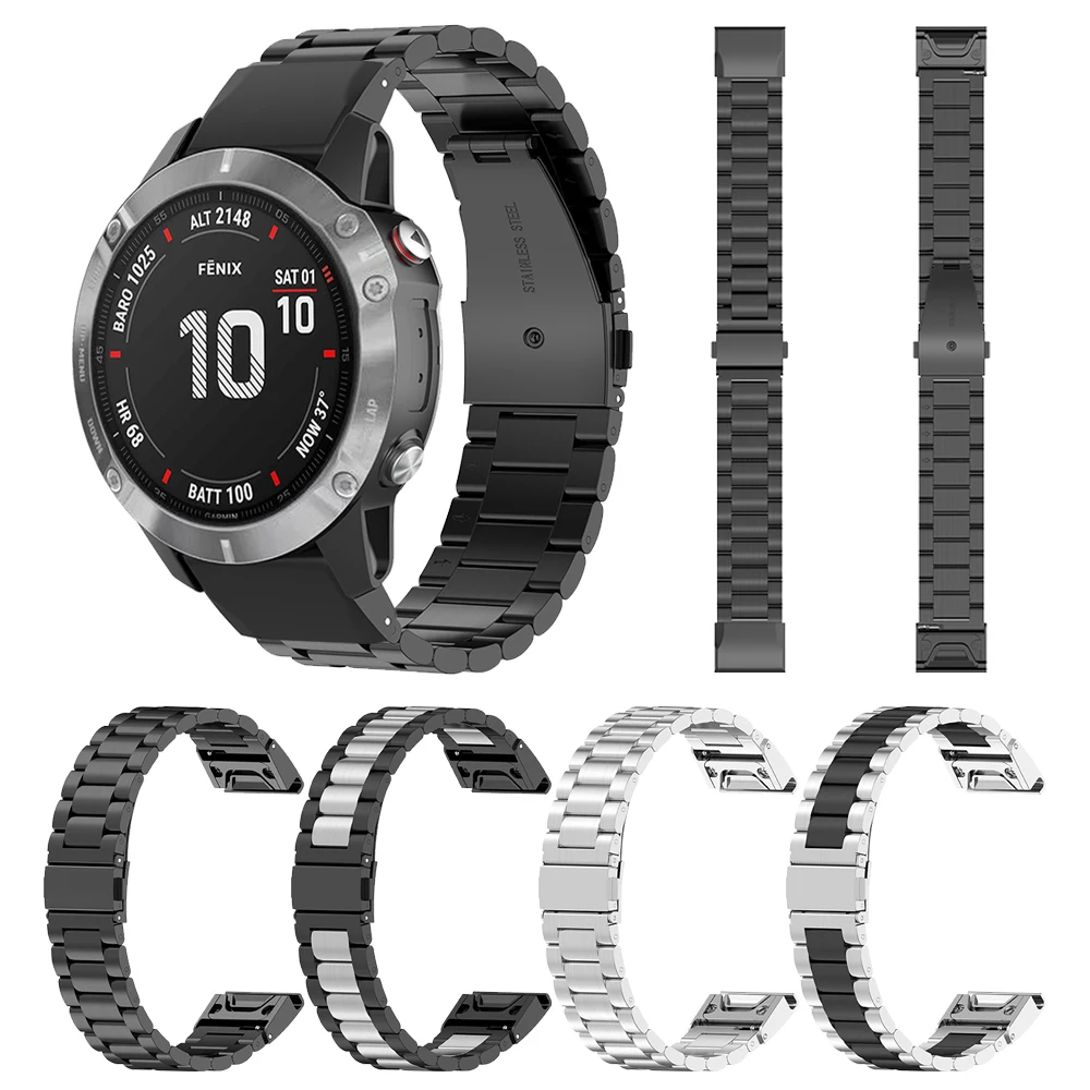 Металлический ремешок для Garmin Fenix 6 6X / fenix 5 5x3 hr|Смарт-аксессуары| |