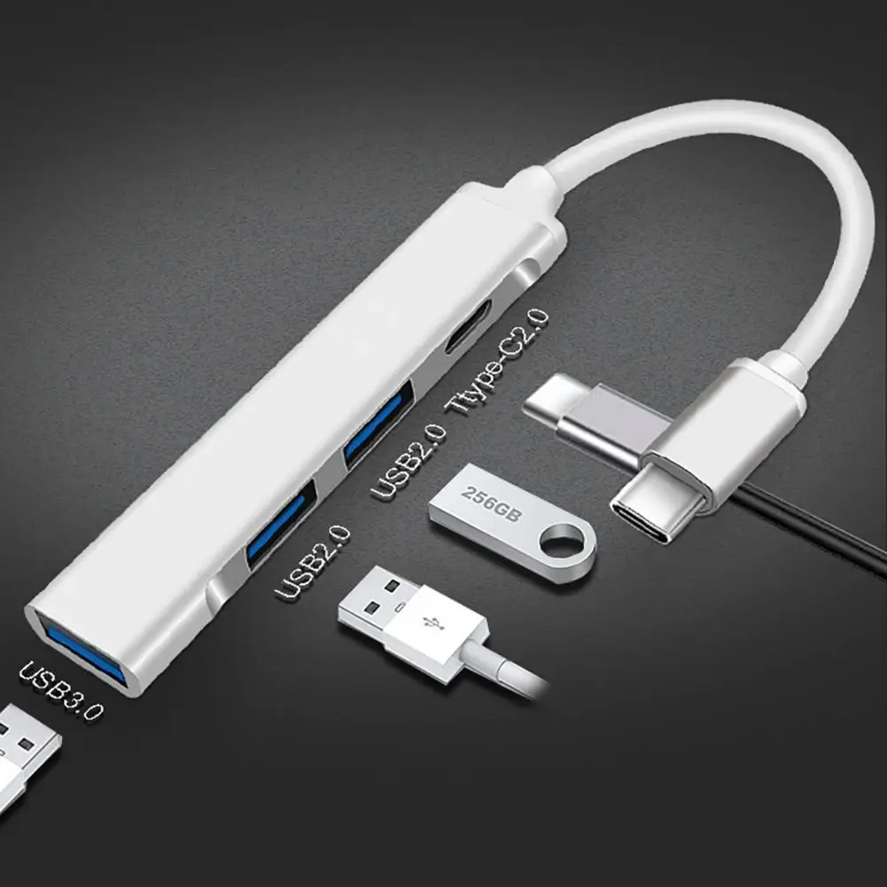Док-станция 4 в 1 из алюминиевого сплава с USB/Type-C | Компьютеры и офис