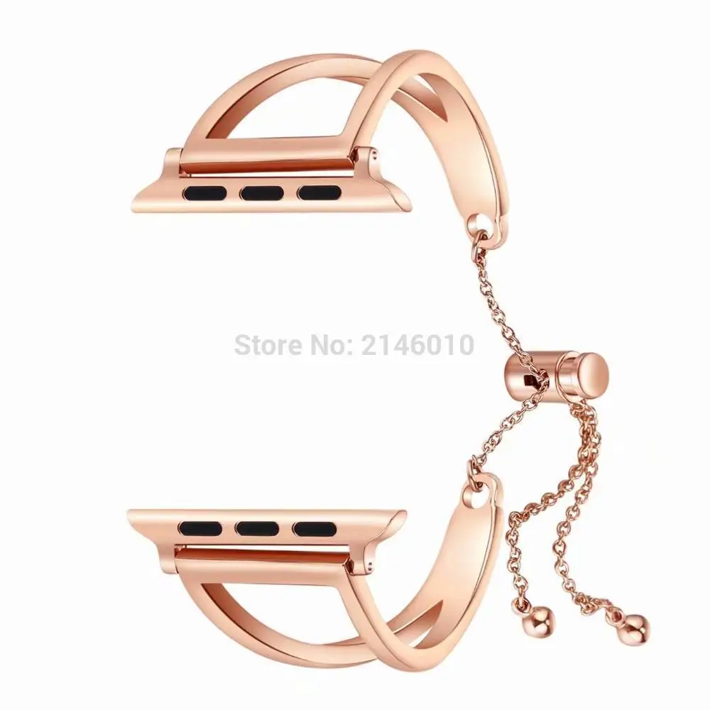 Women Band for Apple Watch 38mm 42mm 40mm 44mm Stainless Steel Strap Fashion Metal Bracelet correa iWatch Series 5 4 3 2 1 | Наручные