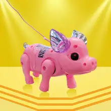 Электрическая светодиодная подсветка музыкальные свиньи животные