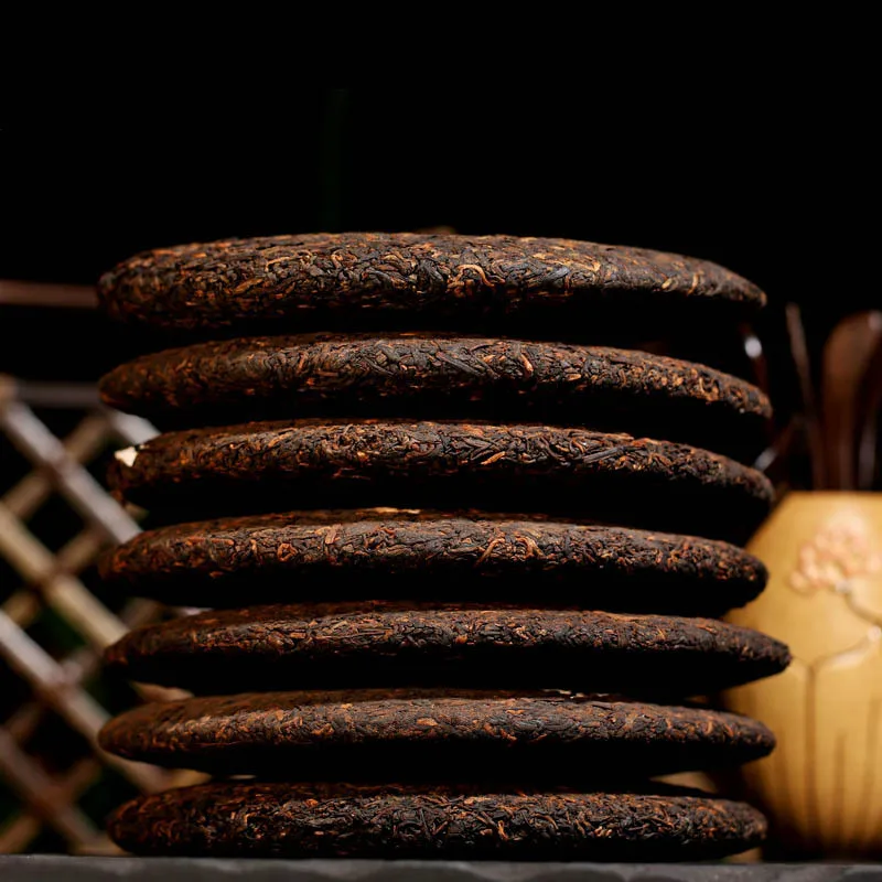 Made in yr Ripe Puer Tea 357g Chinese Yunnan Puerh Healthy Weight loss Tea Beauty Prevent Arteriosclerosis Pu er Puerh Tea
