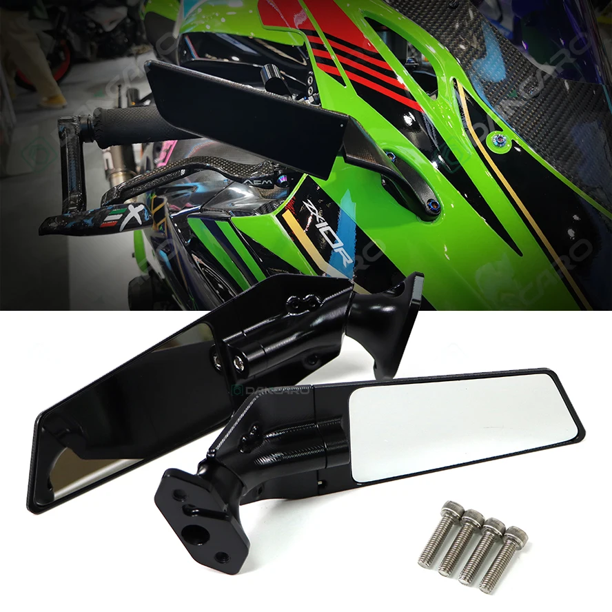 Зеркало заднего вида для мотоцикла Ninja400 Ninja 2022 400 2018 2019 2020 CNC алюминиевые