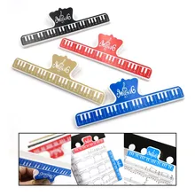 

Colorful Music Book Page Multifuction Note Clip Piano Player Sheet Holder Score Fixed Clip Universal Fix Book Clip Music Clip