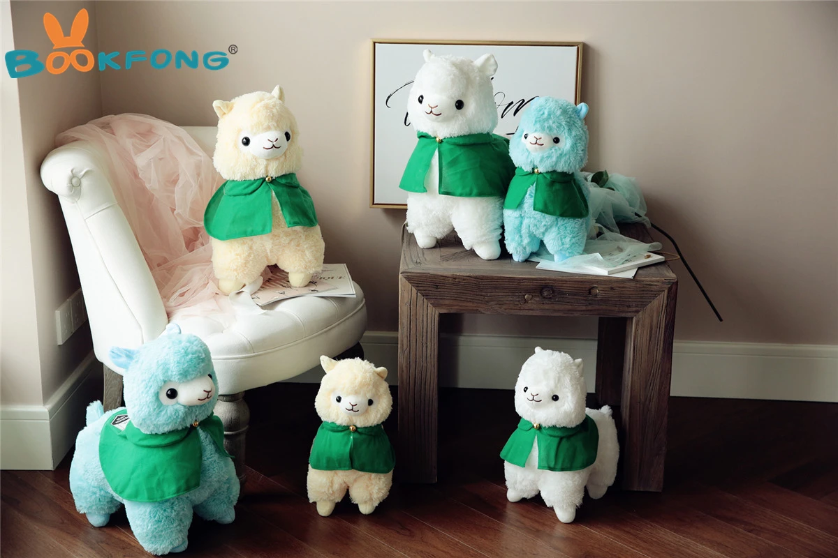 35/50 см японского плюшевая Alpacasso игрушка мягкая игрушка в виде животного, из шерсти альпаки Kawaii подарок на день рождения для детей куклы