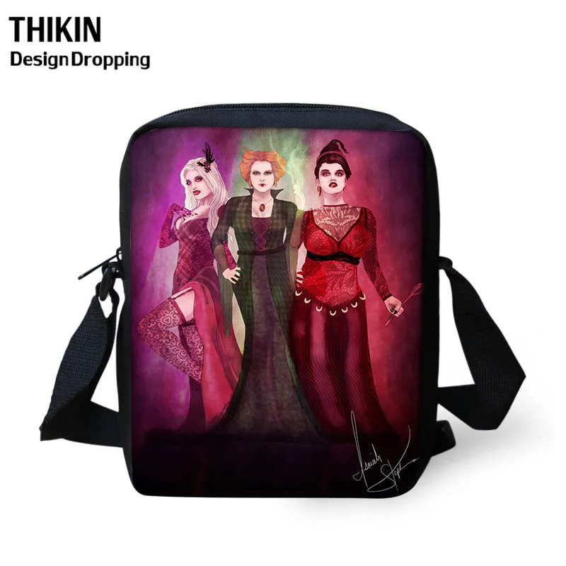 THIKIN BAG THIKIN hous Pocus, детская мини-сумка для писем, женская сумка, для подростков, для девочек, для путешествий, маленькая школьная сумка, лучшие подарки - Цвет: THIKIN BAG