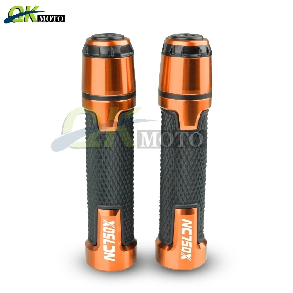 Аксессуары для мотоциклов 7/8 ''22 мм CNC алюминиевые ручки и ручки бар ручки торцевые слайдер колпачок заглушка Запчасти для Honda nc 700 750x NC750X - Цвет: NC750X