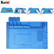 Silicone mat Soldering Pad Platform Working-Mat Soldering-Station-Repair Heat-Resistant BGA ESD Insulator-Pad Maintenance a roll 10m 1 2m 2mm esd mat anti static mat antistatic blanket esd table mat for bga repair work