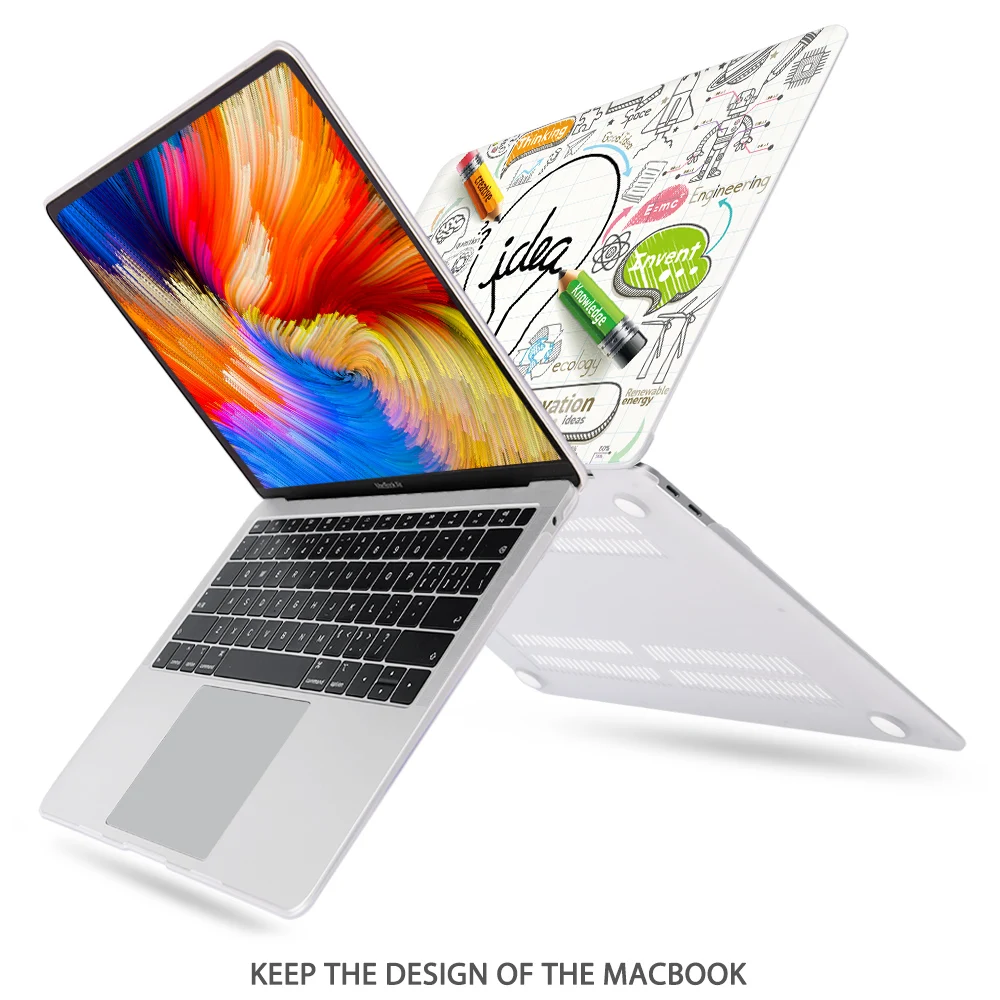 Redlai для MacBook Pro 16 дюймов Чехол A2141 выпуска, 16 дюймов чехол для ноутбука с клавиатурой, Защитная пленка для экрана, Жесткий Чехол