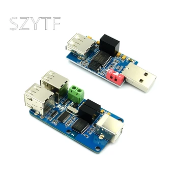 

4 channel USB to USB isolator coupled to the isolation module protective sheet ADUM3160
