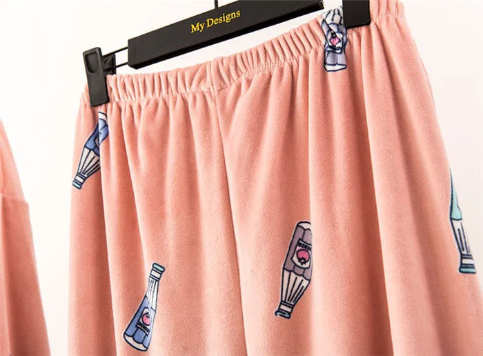 Женский Пижамный костюм размера плюс 5XL 6XL 200 Jin из кораллового флиса, супер мягкая ночная рубашка, женские элегантные комплекты со штанами, домашний сервис