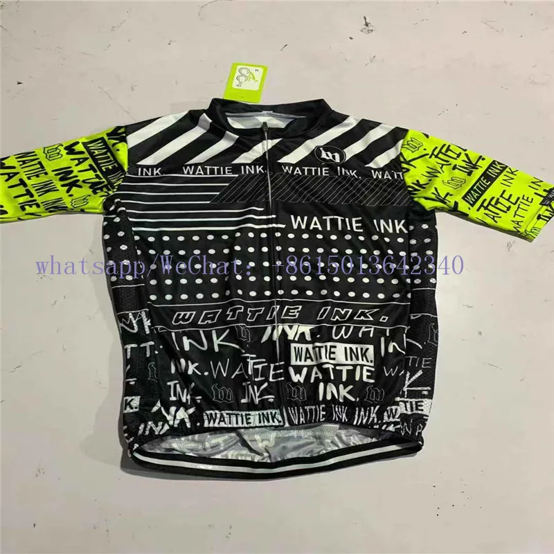 Wattie ink, комплект для велоспорта, Джерси для триатлона, одежда для MTB, велосипедная униформа, ropa ciclismo hombre, мужские комплекты с коротким рукавом