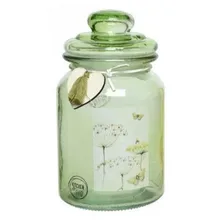 Банка для продуктов Kaemingk, зеленая, 11х11х20 см