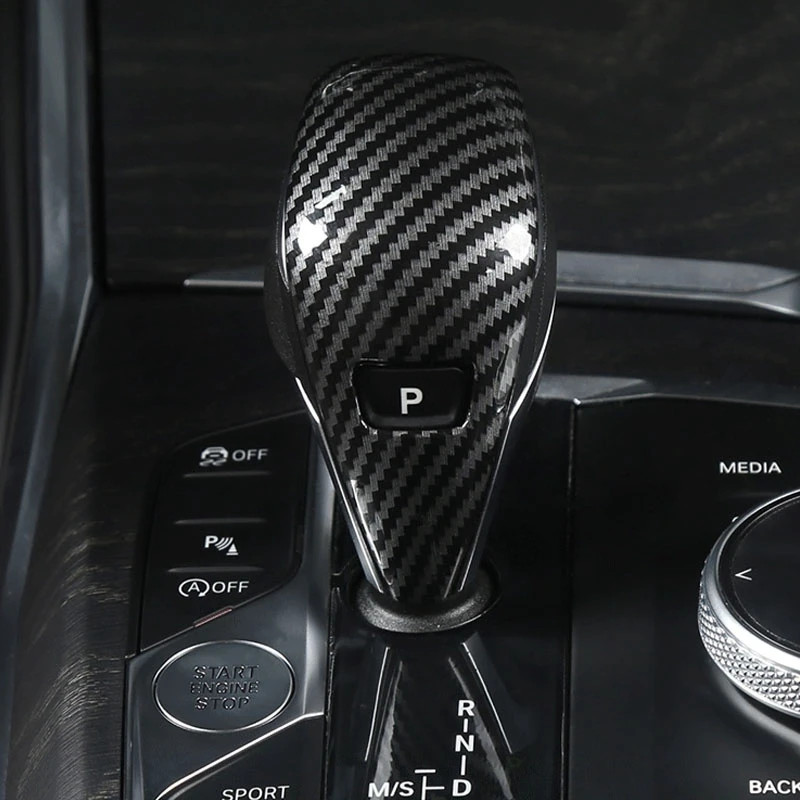 Pcmos ABS карбоновая рама рулевого колеса зубчатая рукоятка рычага переключения передач Накладка для BMW 3 серии G20 наклейки на интерьер