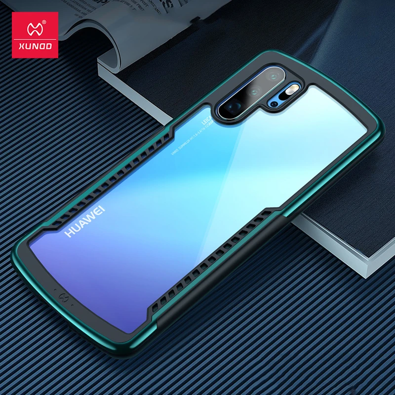 Чехол Xundd для телефона Honer Huawei P30 Pro противоударный Прозрачный чехол силиконовый