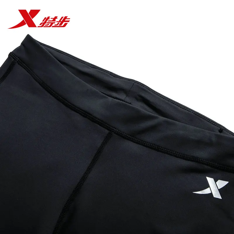 Xtep Sports Tights Men's Sports Leggings Summer Running Fitness Training Comfortable Stretch Breathable Trousers 981129580117