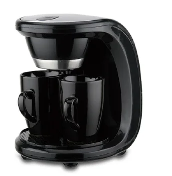

Drip Coffee Maker Kitchen Removable And Washable Household Coffee Machine Coffee Pot with Two Cups 0.3L
