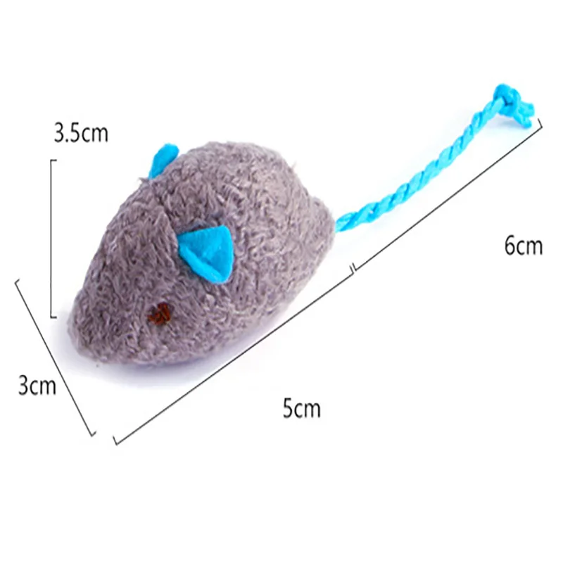 Pet Cat Toy Bite Resistant Molar Plush Toys For Cats Funny Playing Fleece False Mouse Small Dog Cat Training Supplies