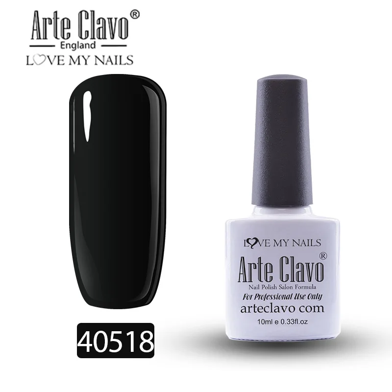 40518 10 мл УФ-Гель-лак для ногтей Arte Clavo для маникюра DIY Полупостоянный Гибридный лак для ногтей Soak Off 79 разноцветный Гель-лак для ногтей - Цвет: 40518