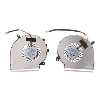 

1Pair 4Pins Cooler Cooling Fan for MSI GE62VR GP62MVR GL62M Laptop CPU GPU M17F