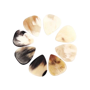 

8 Pcs Guitar Pick Portable Cattle Horn Durable Accessories Guitar Pick Parts for Bass