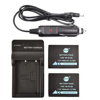

DSTE 2x NP-W126 NP-W126S Battery + US Plug Charger Kit for Fujifilm HS30,HS30EXR,HS33EXR,HS50EXR,X-E1,X-E2,X-E2S,X-E3,X-H1,X-M1