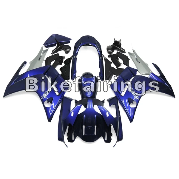 Мотоцикл Полный комплект обтекателя Для Yamaha FJR1300 2001 2002 2003 2004 2005 2006 01 05 инъекций блеск капота, синего и серебряного цвета кузов