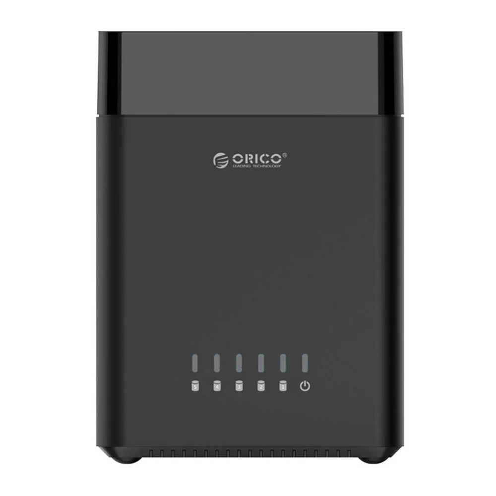 Чехол для жесткого диска ORICO 9558U3-V1 алюминиевый USB 3,0 5-отсек 3,5 дюймов SATA жесткий диск Корпус HDD док-станция Поддержка 5*8 ТБ