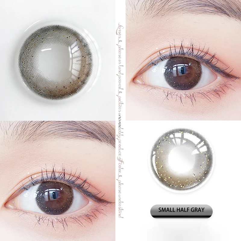 OVOLOOK 2pcs/пара 6 тон линзы цветные контактные Цветной для глаз 24 градуса ежегодно