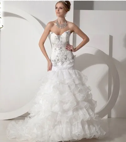 Новая мода невесты дизайн vestido Формальное Кристальное элегантное бальное платье съемное кружевное свадебное платье